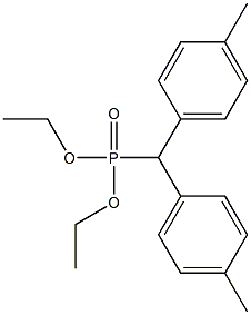 Diethyl di(4-Methylphenyl)Methylphosphonate Structure