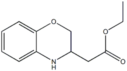 ethyl 2-(3,4-dihydro-2H-benzo[b][1,4]oxazin-3-yl)acetate 구조식 이미지