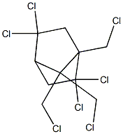 2,2,5,5,8,9,10- Heptachlorobornane 5 μg/mL in iso-Octane CERTAN Structure