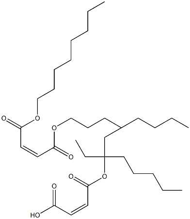 Dioctyl maleate (Diethylhexyl maleate) 구조식 이미지