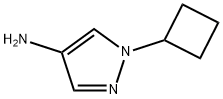 1-사이클로부틸-1H-피라졸-4-일라민 구조식 이미지