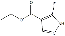 ethyl 5-fluoro-1H-pyrazole-4-carboxylate 구조식 이미지