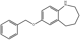 7-(benzyloxy)-2,3,4,5-tetrahydro-1H-benzo[b]azepine Structure