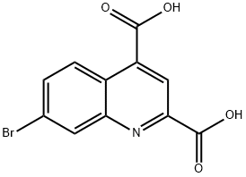 7-BROMOQUINOLINE-2,4-DICARBOXYLIC ACID 구조식 이미지