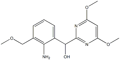 (2-aMino-3-(MethoxyMethyl)phenyl)(4,6-diMethoxypyriMidin-2-yl)Methanol 구조식 이미지