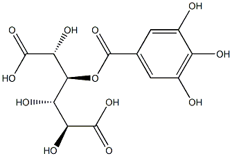 3-O-GalloylMucic acid 구조식 이미지