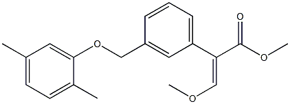 2-[3-(2,5-DiMethyl-phenoxyMethyl)-phenyl]-3-Methoxy-acrylic acid Methyl ester Structure