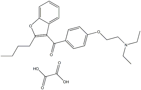 (2-Butylbenzofuran-3-yl)[4-[2-(diethylaMino) ethoxy]-
phenyl]Methanone Oxalate 구조식 이미지