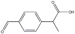 2-(4-ForMylphenyl)propionic Acid Structure