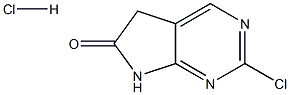 2-Chloro-5,7-dihydro-6H-pyrrolo[2,3-d]pyriMidin-6-one hydrochloride 구조식 이미지