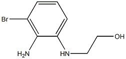 2-((2-aMino-3-broMophenyl)aMino)ethanol 구조식 이미지