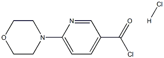 6-Morpholinopyridine-3-carbonyl chloride hydrochloride Structure