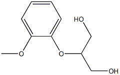 2-(2-Methoxyphenoxy)propan-1,3-diol 구조식 이미지