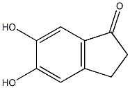 2,3-dihydro-5,6-dihydroxyinden-1-one Structure
