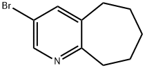 3-broMo-6,7,8,9-tetrahydro-5H-cyclohepta[b]pyridine Structure