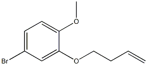 4-broMo-2-(but-3-enyloxy)-1-Methoxybenzene 구조식 이미지