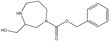 benzyl 3-(hydroxyMethyl)-1,4-diazepane-1-carboxylate Structure