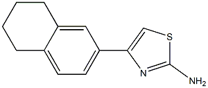 2-AMino-4-(5,6,7,8-tetrahydro-2-naphthyl)thiazole, 97% Structure