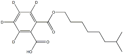 7-Methyl-1-Octanol Phthalate-d4 Structure