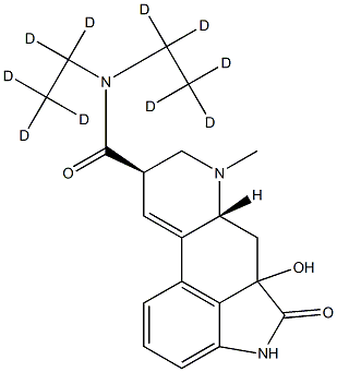 2-Oxo-3-hydroxy Lysergic Acid DiethylaMide-d10 Structure