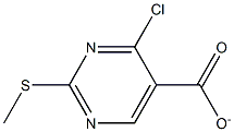 4-chloro-2-(Methylthio)pyriMidine-5-carboxylate Structure