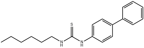 1-(biphenyl-4-yl)-3-hexylthiourea 구조식 이미지