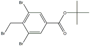 tert-butyl 3,5-dibroMo-4-(broMoMethyl)benzoate 구조식 이미지