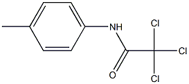 AcetaMide, 2,2,2-trichloro-N-(4-Methylphenyl)- 구조식 이미지