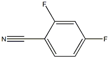 Benzonitrile, 2,4-difluoro- 구조식 이미지