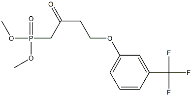 [2-oxo-4-(3-trifluoroMethyl-phenoxy)-butyl]-phosphonic acid diMethyl ester Structure