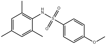 4-Methoxy-N-(2,4,6-triMethylphenyl)benzenesulfonaMide, 97% Structure