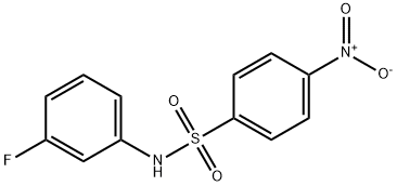 N-(3-Fluorophenyl)-4-nitrobenzenesulfonaMide, 97% Structure