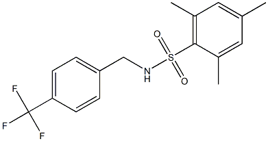 2,4,6-TriMethyl-N-[4-(trifluoroMethyl)benzyl]benzenesulfonaMide, 97% 구조식 이미지