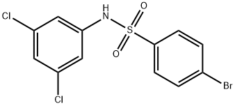 4-BroMo-N-(3,5-dichlorophenyl)benzenesulfonaMide, 97% 구조식 이미지