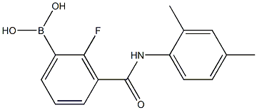 3-(2,4-DiMethylphenylcarbaMoyl)-2-fluorobenzeneboronic acid, 97% Structure