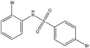 4-BroMo-N-(2-broMophenyl)benzenesulfonaMide, 97% Structure