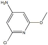 2-Chloro-6-Methoxy-pyridin-4-ylaMine 구조식 이미지