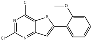 2,4-dichloro-6-(2-Methoxyphenyl)thieno[3,2-d]pyriMidine Structure