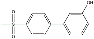 4'-Methanesulfonyl-biphenyl-3-ol 구조식 이미지