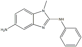 1-Methyl-N2-phenyl-1H-benzo[d]iMidazole-2,5-diaMine 구조식 이미지