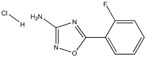 5-(2-Fluoro-phenyl)-[1,2,4]oxadiazol-3-ylaMine hydrochloride Structure