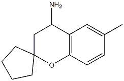 6-Methylspiro[chroMan-2,1'-cyclopentan]-4-aMine Structure