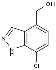 7-Chloro-4-hydroxyMethyl-1H-indazole 구조식 이미지