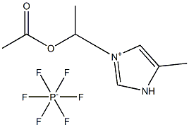 1-acetoxyethyl-5-MethyliMidazoliuM hexafluorophosphate 구조식 이미지