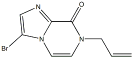7-ALLYL-3-BROMOIMIDAZO[1,2-A]PYRAZIN-8(7H)-ONE 구조식 이미지