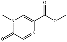 4-Methyl-5-oxo-4,5-dihydro-pyrazine-2-carboxylic acid Methyl ester Structure
