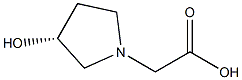 (R)-2-(3-hydroxypyrrolidin-1-yl)acetic acid 구조식 이미지