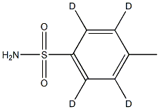 p-Toluene-d4-sulfonaMide Structure