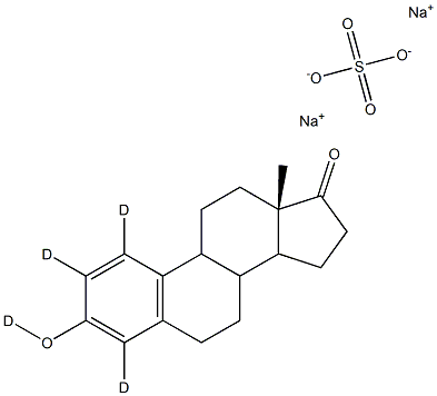 SodiuM Estrone-d4 Sulfate Structure