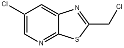6-CHLORO-2-(CHLOROMETHYL)THIAZOLO[5,4-B]PYRIDINE 구조식 이미지